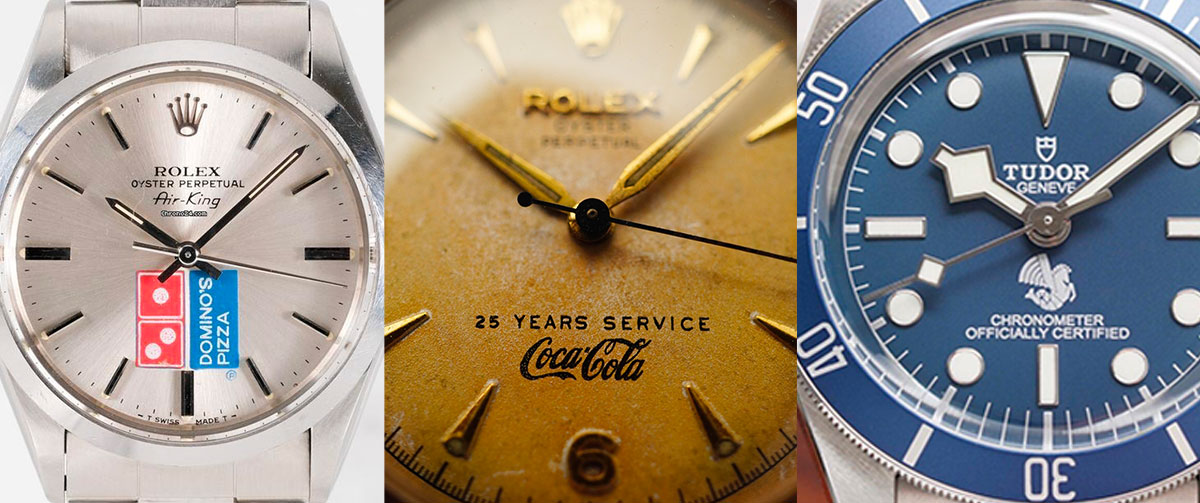 rolex dominos pizza coca cola pour 25 ans tudor pilote air france